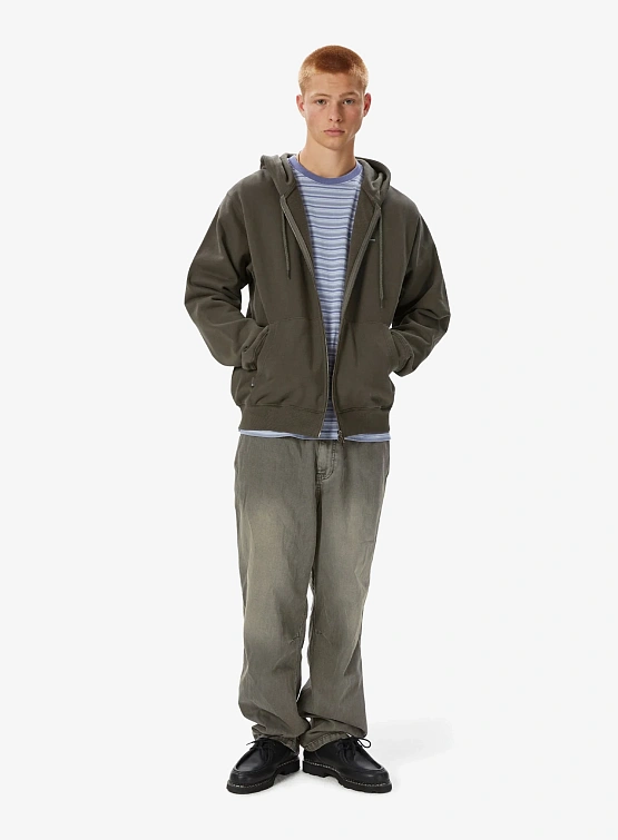 Зип-худи thisisneverthat T.N.T. Classic HDP Zip Up Black Khaki