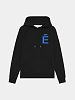 Худи Études Loose Hoodie Big É Blue Black