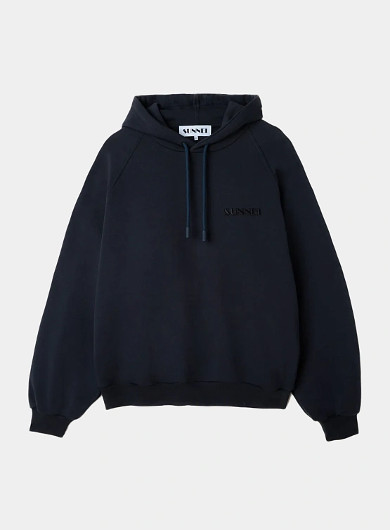 Худи Sunnei Small Logo Embroidery Blu Sunnei