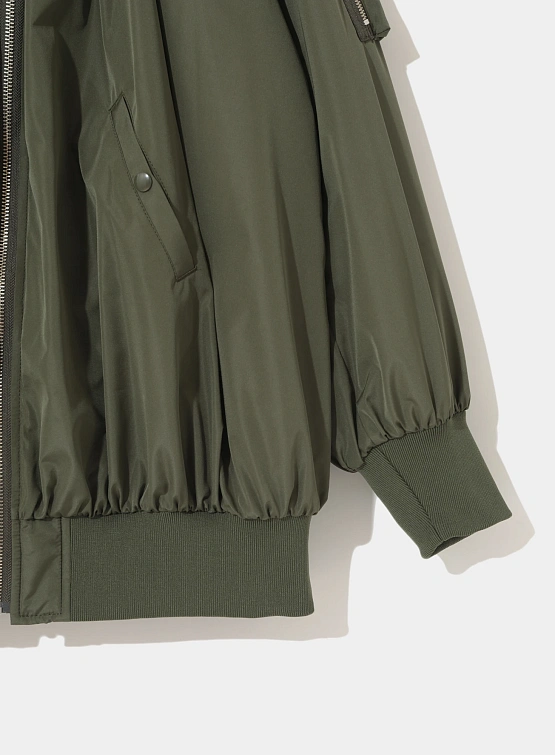 Женский бомбер UNDERCOVER Taffeta Drape MA-1 Khaki
