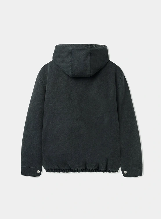 Бомбер Butter Goods Davide Work Washed Black