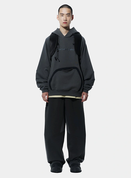 Худи SAN SAN GEAR Nylon Pocket Hoodie Dark Grey