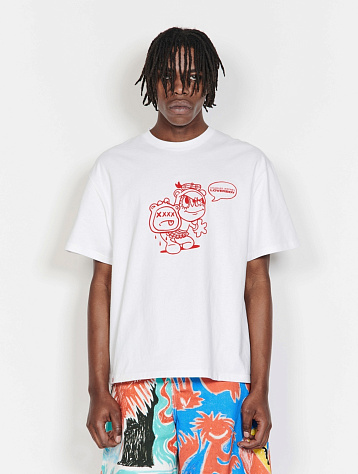 Футболка Charles Jeffrey Loverboy 90S Short Sleeve White