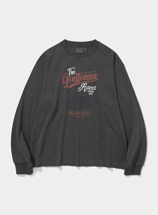 Лонгслив Uniform Bridge Bike L/S Tee Pigment Charcoal