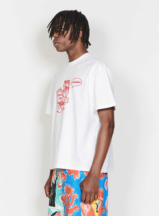 Футболка Charles Jeffrey Loverboy 90S Short Sleeve White
