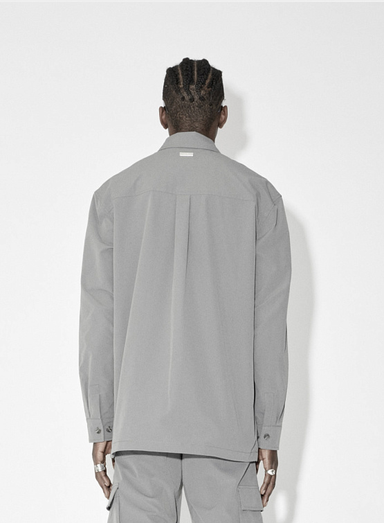 Овершот Han Kjøbenhavn Ripstop Cargo Shirt Dark Grey
