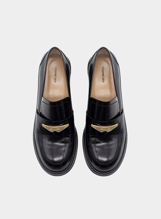 Женские ботинки COMME SE-A Classic Loafers Black