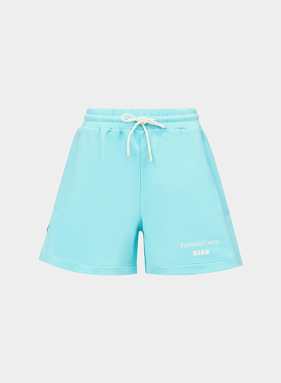 Женские шорты MSGM Fantastic Light Blue