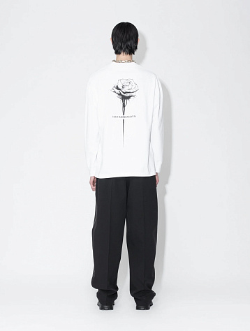 Лонгслив Han Kjøbenhavn Rose Boxy L/S Tee White