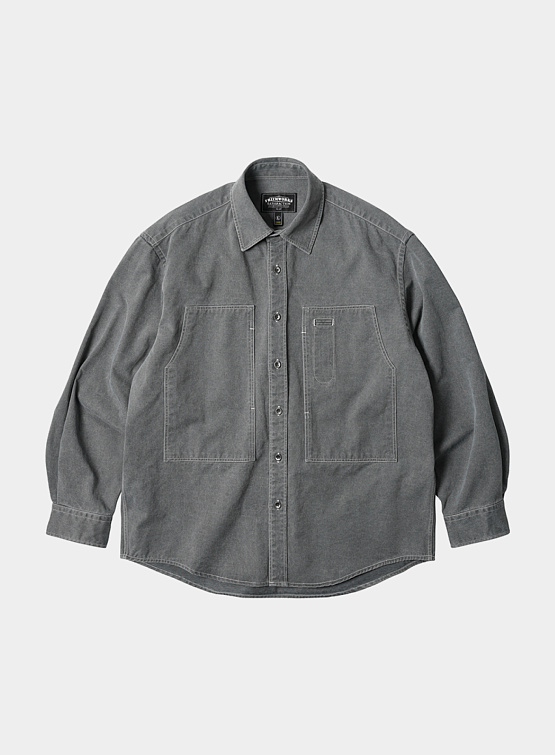 Рубашка FrizmWORKS Washed Carpenter Pocket Charcoal