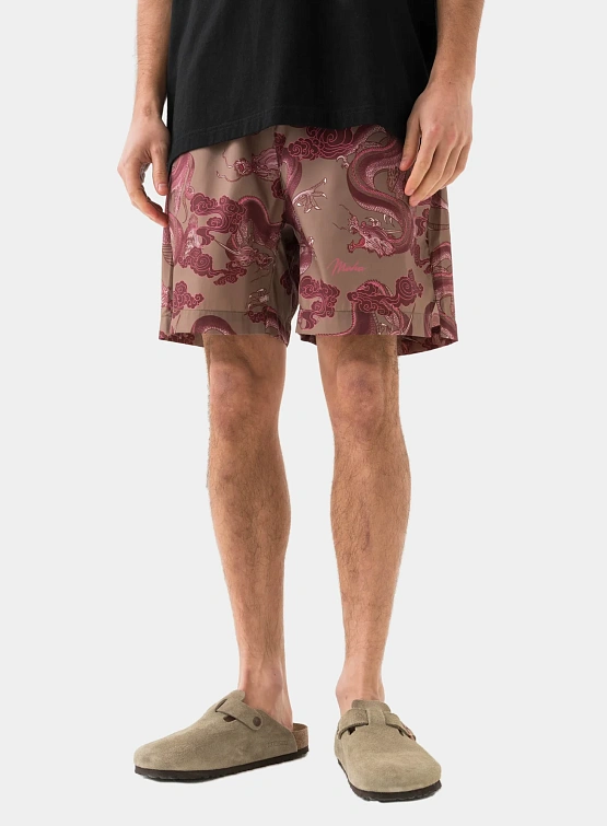 Плавки MAHARISHI 1549 Dragon Swim Shorts Olive