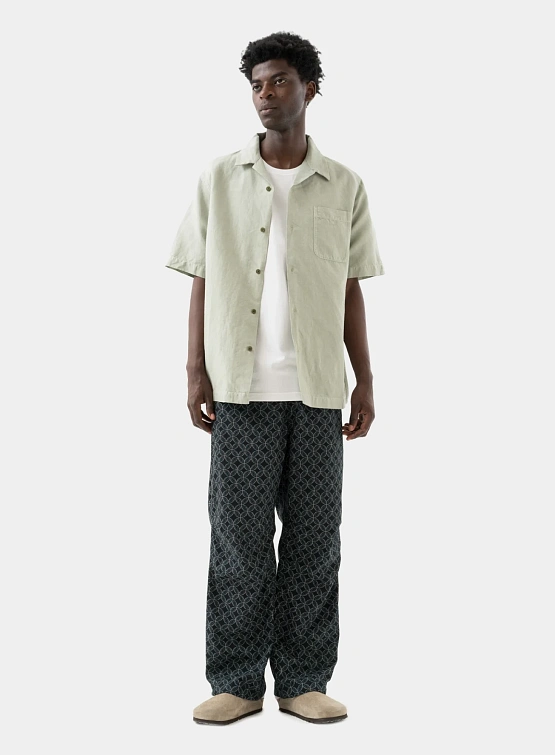 Рубашка MAHARISHI 5211 Hemp Camp Collar Shirt Sage