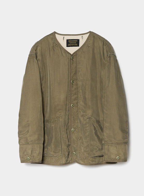 Стеганая куртка MAHARISHI 5253 Reversible M65 Wool Liner Olive