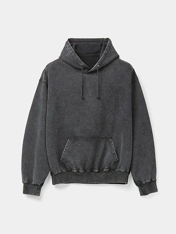 Худи COOR Garment Dying Essential Washed Charcoal