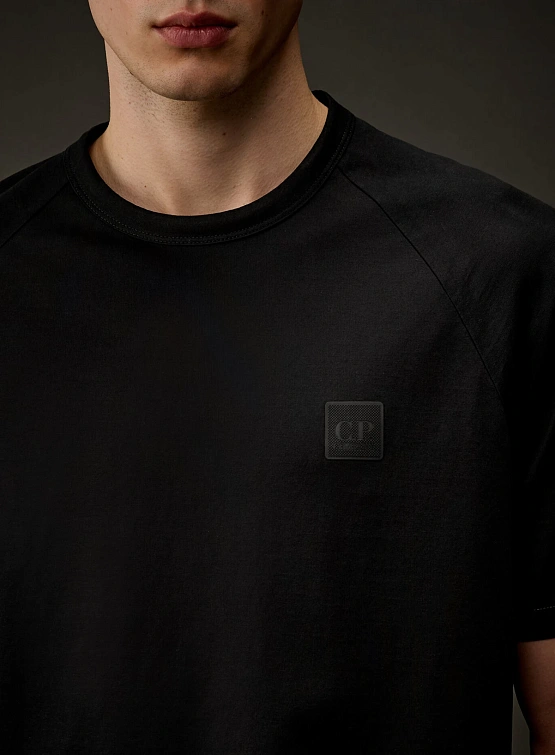 Футболка C.P. Company The Metropolis Series Mercerized Black