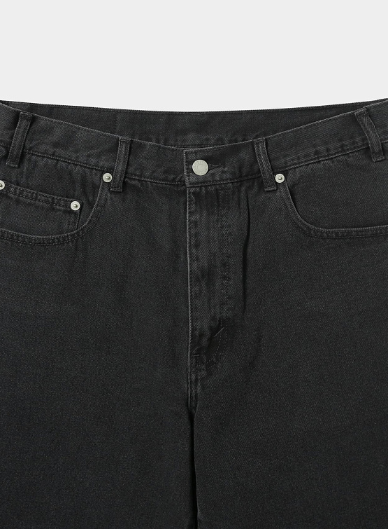 Шорты thisisneverthat Washed Denim Short Black