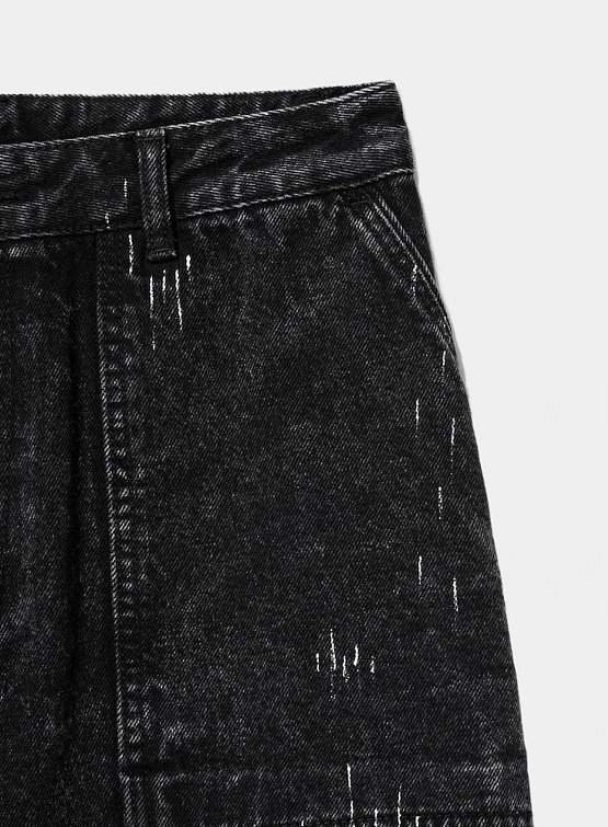 Брюки JUUN.J Denim Painter Pants Black