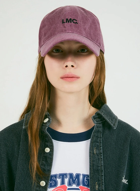 Кепка LMC OG Logo 6 Panel Cap Dark Pink
