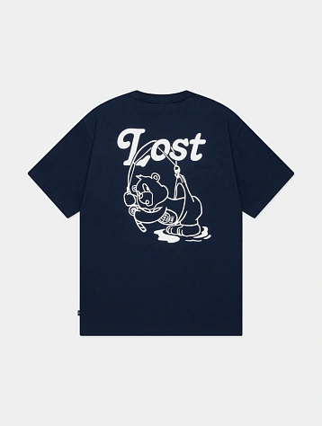 Футболка LMC Fishing Bear Tee Navy
