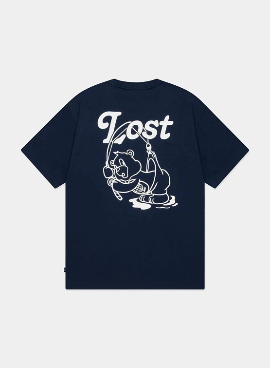 Футболка LMC Fishing Bear Tee Navy