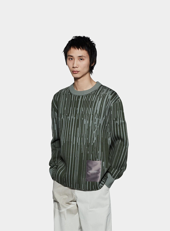 Свитер A-COLD-WALL* Two-Tone Dark Pine Green
