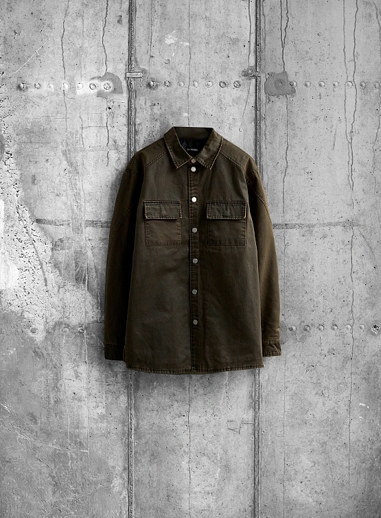 Овершот Han Kjøbenhavn Washed Overshirt Dirty Tint