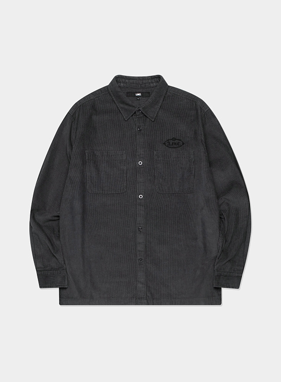 Рубашка LMC Gothic Oval Corduroy Shirt Charcoal