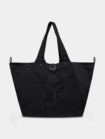 Тоут C.P. Company Twill Left Hand Logo Black