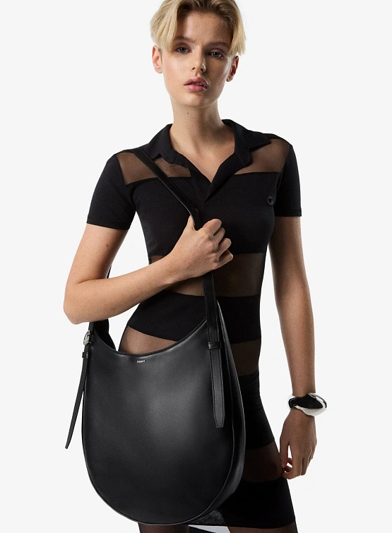 Женская Сумка Coperni Hobo Belt Bag Black