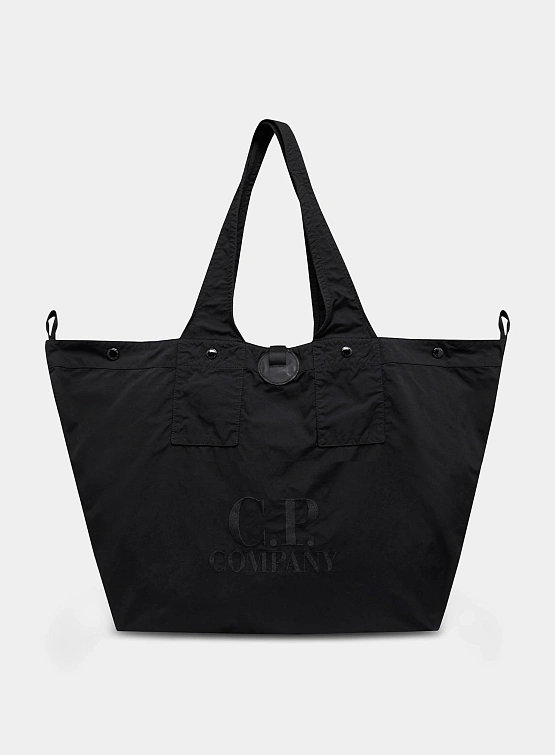 Тоут C.P. Company Twill Left Hand Logo Black