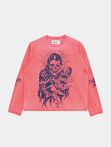 Лонгслив Daze x AA Good Luck Red