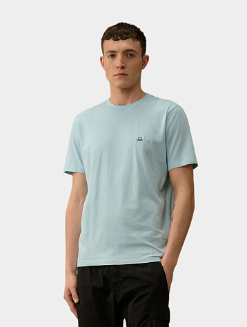 Футболка C.P. Company 30/1 Jersey Logo Starlight