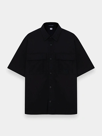 Рубашка C.P. Company The Metropolis Series Gabardine Black
