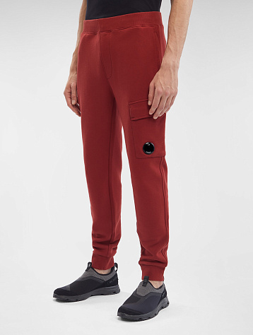 Брюки C.P. Company Diagonal Raised Fleece Ketchup