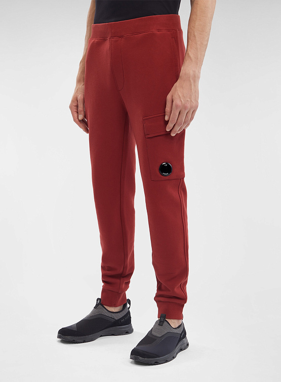 Брюки C.P. Company Diagonal Raised Fleece Ketchup