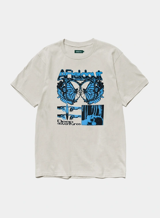 Футболка Afield Out Unknown T-Shirt Bone