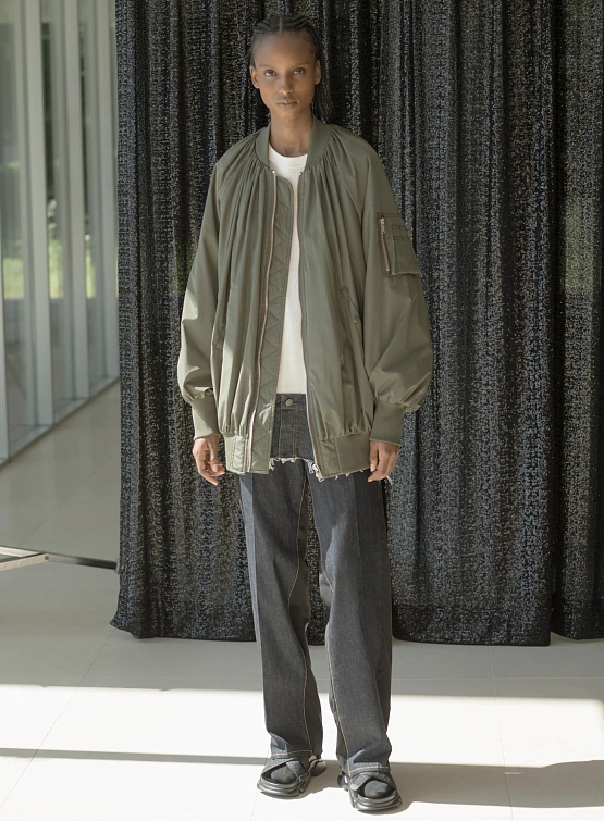 Женский бомбер UNDERCOVER Taffeta Drape MA-1 Khaki