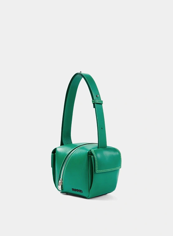 Сумка Sunnei Cross Zip Lacubetto Bag Green
