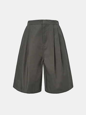 Шорты AMOMENTO Two Tuck Wide Brown