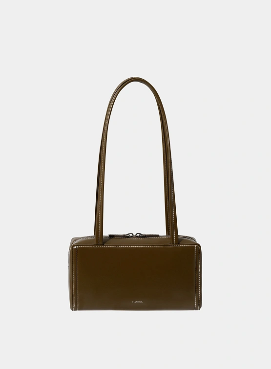 Женская сумка STAND OIL Post Bag Stitch Mocha