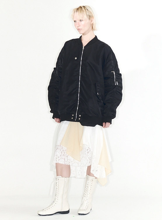 Женский бомбер OPEN YY Oversized MA1 Black