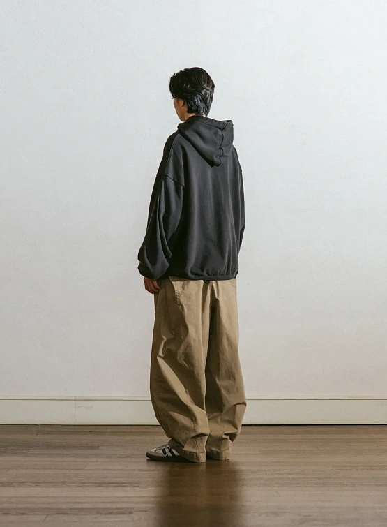 Худи ANGLAN Valley Layered Hoodie Dark Grey