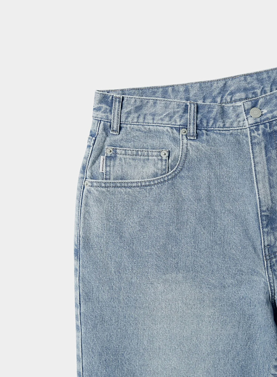 Шорты thisisneverthat Washed Denim Short Washed Blue