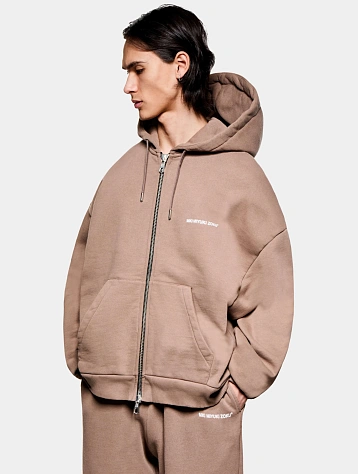 Зип-худи MKI MIYUKI ZOKU Uniform Zip Hoody Mushroom