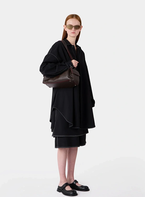 Сумка Sunnei Labauletto Twisted Chain Mud