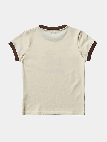 Женская футболка ABRA I Love Mini Beige