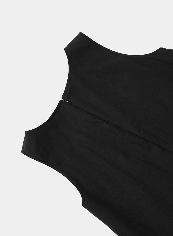 Женское платье AMOMENTO Cotton Shirring Dress Black