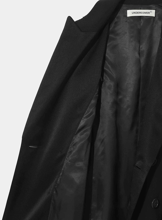 Женский пиджак UNDERCOVER Blend Inside-Out Satin Black