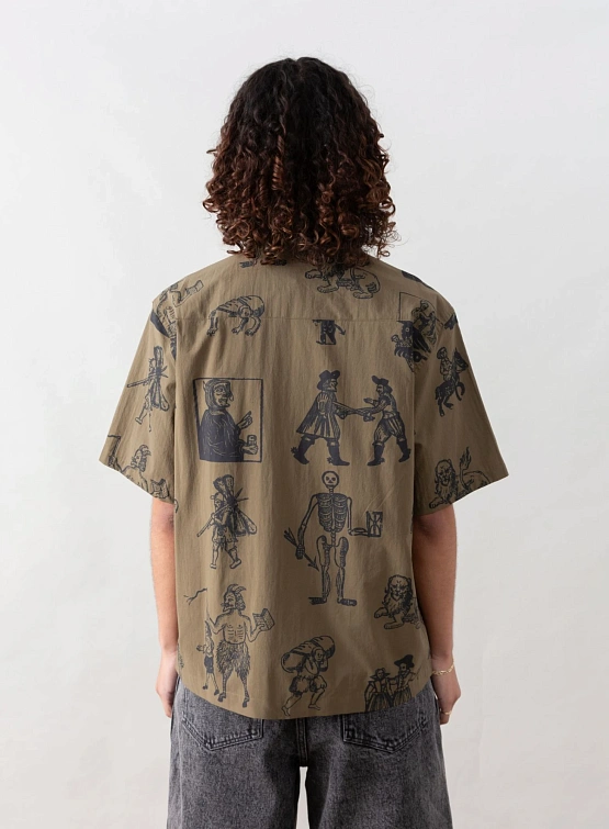 Рубашка Heresy Woodcut Green