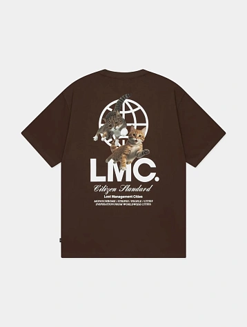 Футболка LMC Flying Cats Tee Brown